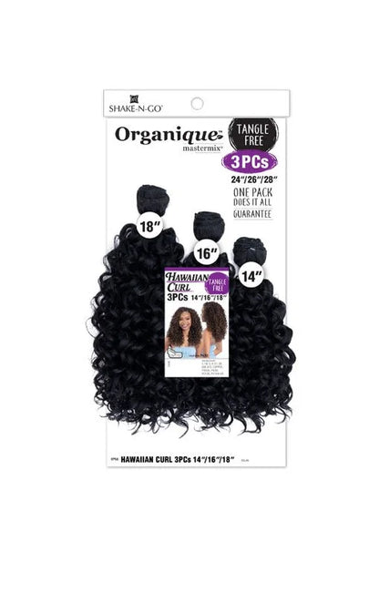 Shake-N-Go Organique - Hawaiian curl 3pcs 14",16",18"