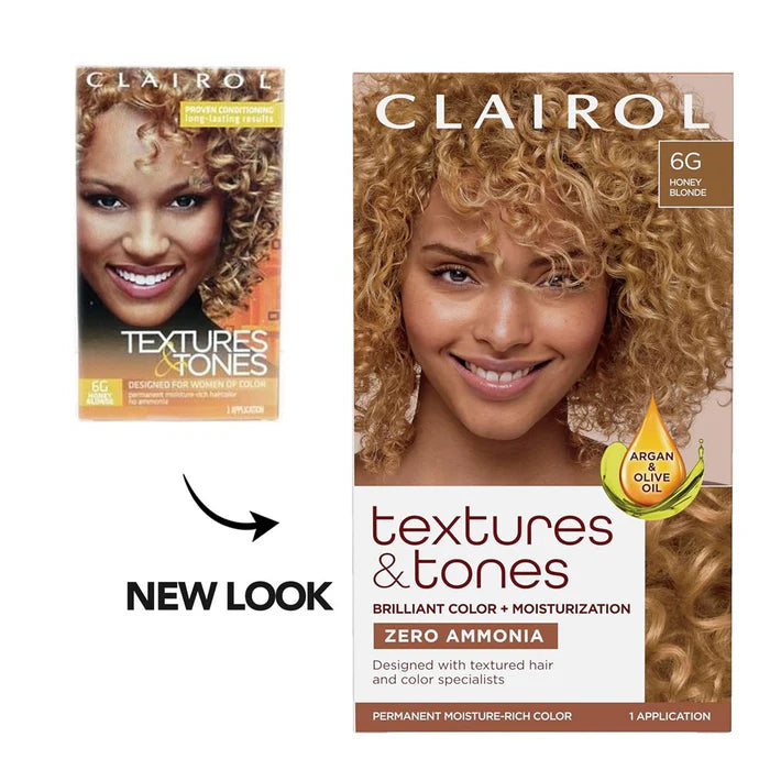 TEXTURES & TONES Permanent Moisture Rich  Hair Color Kit