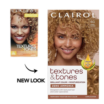 TEXTURES & TONES Permanent Moisture Rich  Hair Color Kit