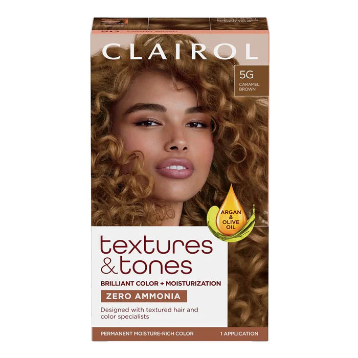 TEXTURES & TONES Permanent Moisture Rich  Hair Color Kit