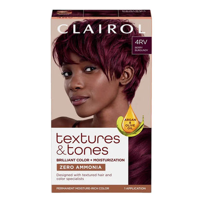 TEXTURES & TONES Permanent Moisture Rich  Hair Color Kit
