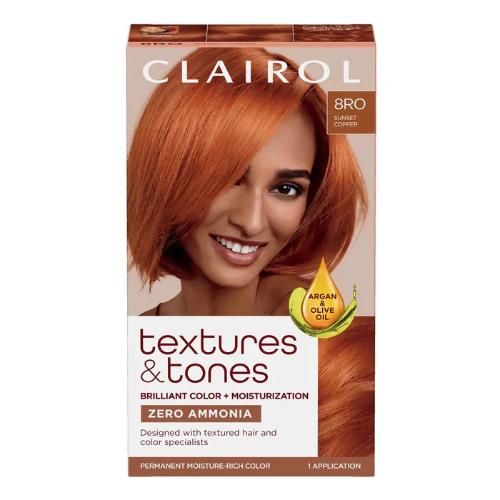TEXTURES & TONES Permanent Moisture Rich  Hair Color Kit