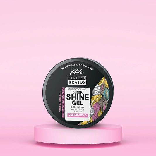 VITALE PERFECT BRAIDS Conditioning Sleek Shine Gel [Maximum Hold] 8oz