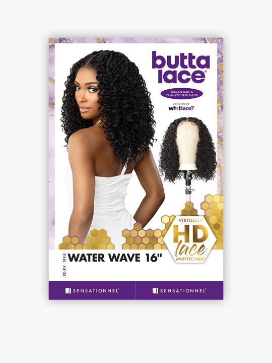 Sensationnel Butta Lace Human Hair Blend - Water Wave 16"