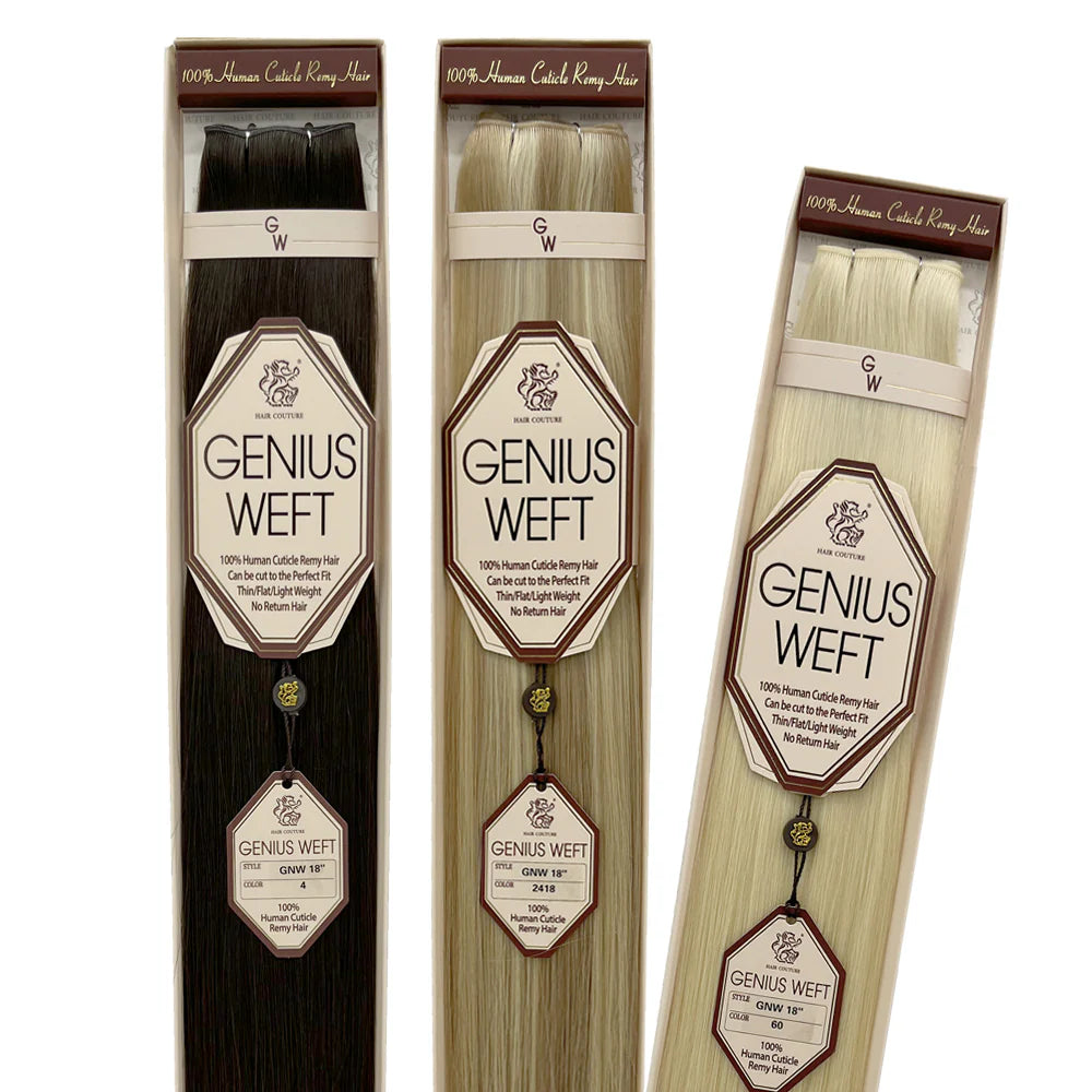 Genius Weft 100% Human Cuticle Intact Remy Hair by Hair Couture
