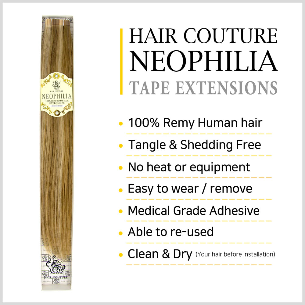 Hair Couture Neophilia Yaki Textured Tape Hair Extension  22" Jerry