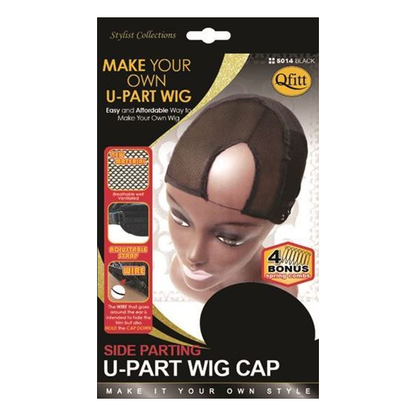 QFITT Side Parting U-Part Wig Cap