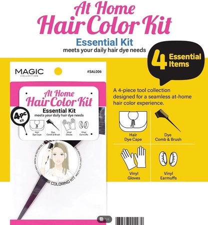 Magic 4pcs At Home Hair Color Kit