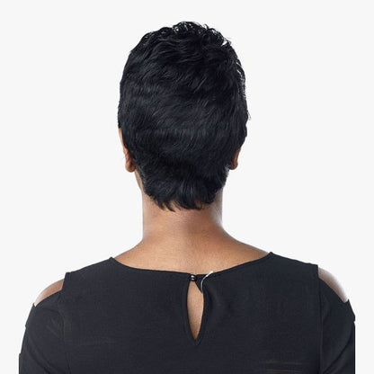 SENSATIONNEL EMPIRE SALT & PEPPER Human Hair Wig – MONA