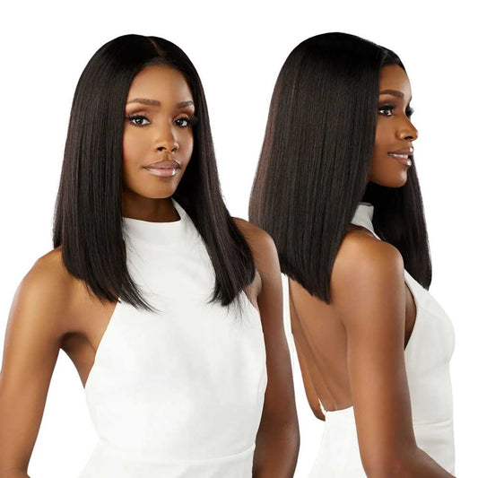 Sensationnel Pearlish 13x4 Frontal HD Lace Human Hair Wig - Straight 16"